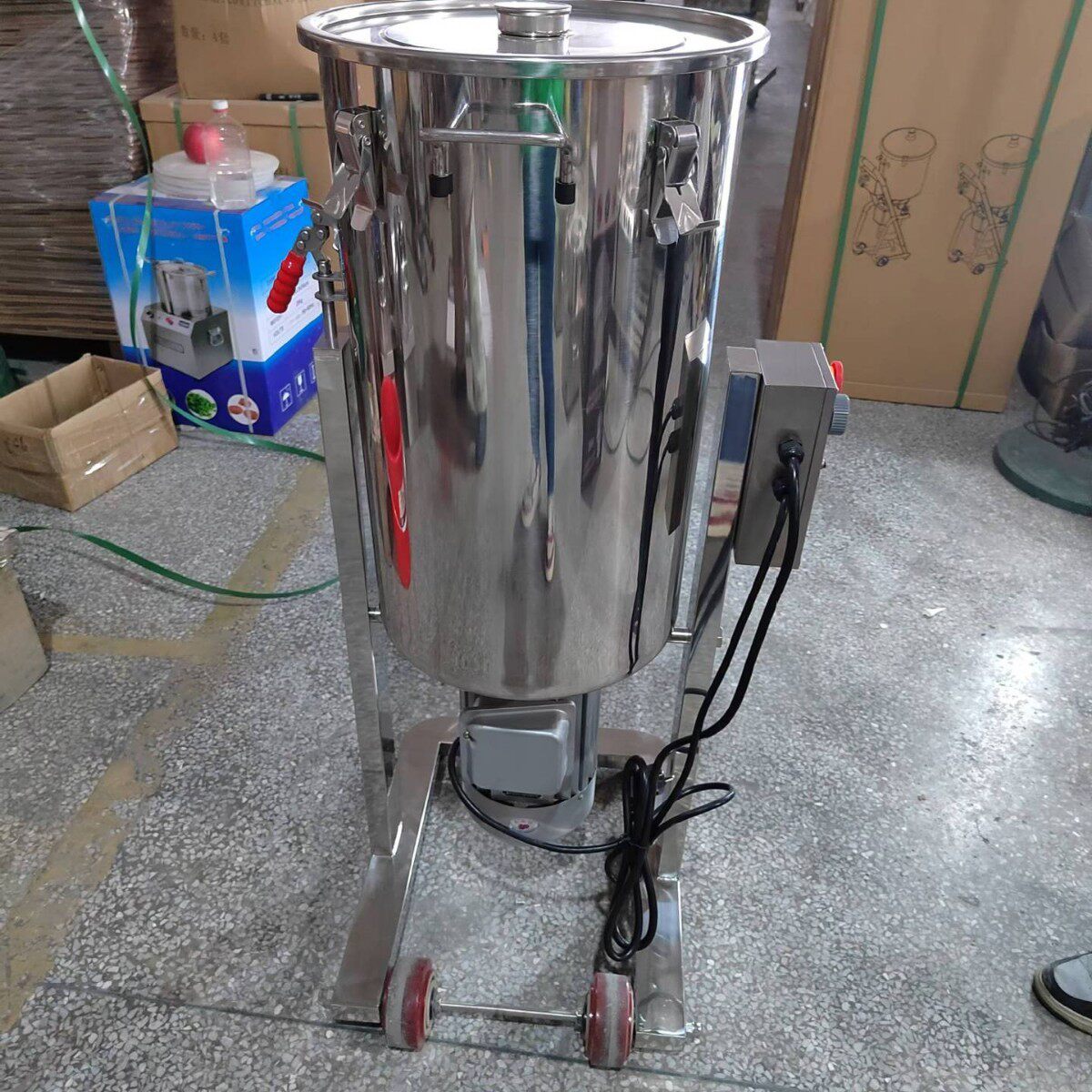 多功能不锈钢80l切碎机果蔬切碎食品打浆机机设备切碎机菜馅