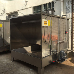 厂家销售台台水帘柜1.5 15.2米全不锈钢喷喷漆水帘柜