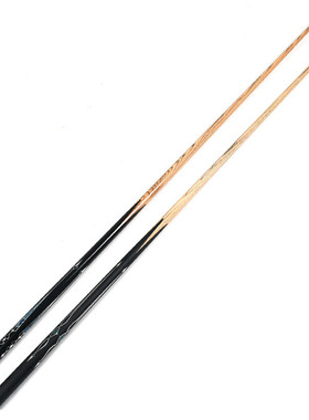 黑八英式公杆中八10mm小头台球杆单节斯诺克球杆通杆台球配件cue