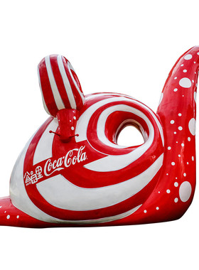 大型玻璃钢雕塑户外企业ip商场标志公共艺术发光蜗牛专业生产厂家