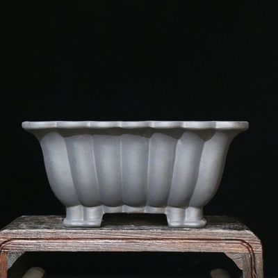 盆正方形盆景盆经纹器四方大号盆栽庭院子斗紫砂花盆仿古手工盆