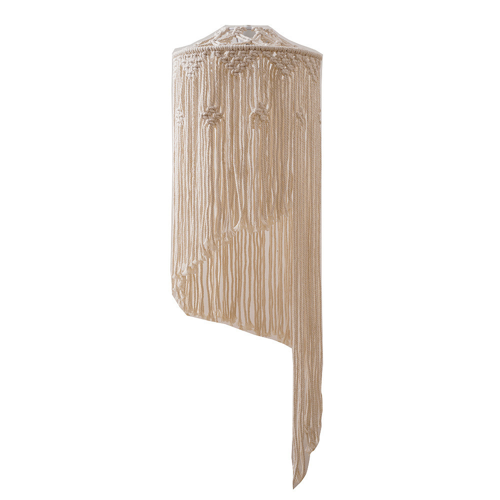 新款手工编织灯罩卧室编织空中吊饰客厅波西米亚民宿样板装饰