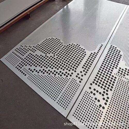 冲孔铝单板外墙镂空雕花装饰铝板设计定制吊顶氟碳漆铝合金板穿孔
