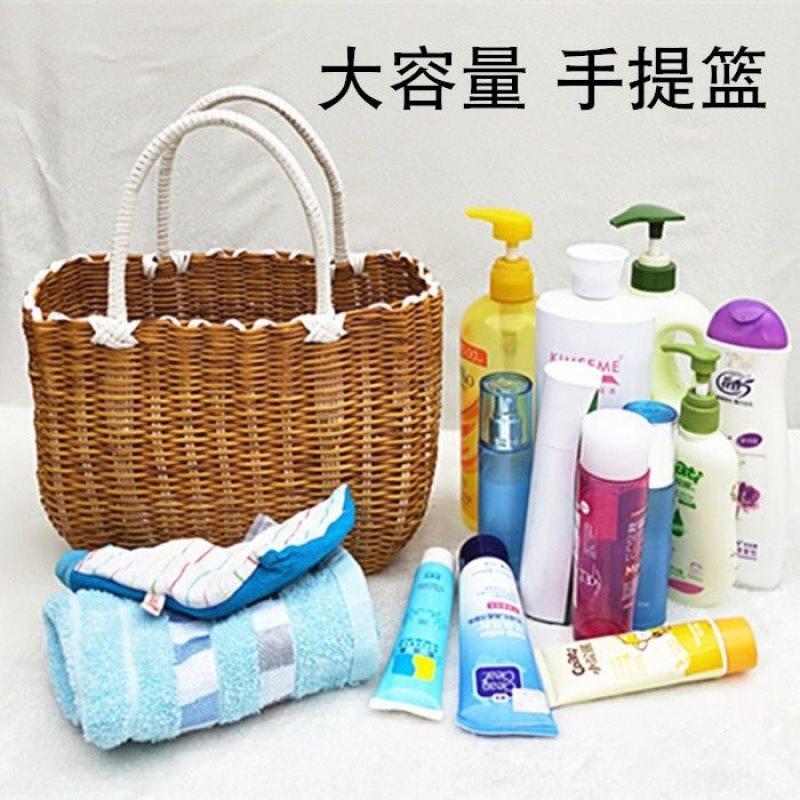 野餐篮收纳筐购物篮水果采摘买包邮洗澡手提篮子用品伴手菜篮,收纳整理,橱柜收纳筐,淘宝优惠券,粉丝福利购,淘宝优惠卷