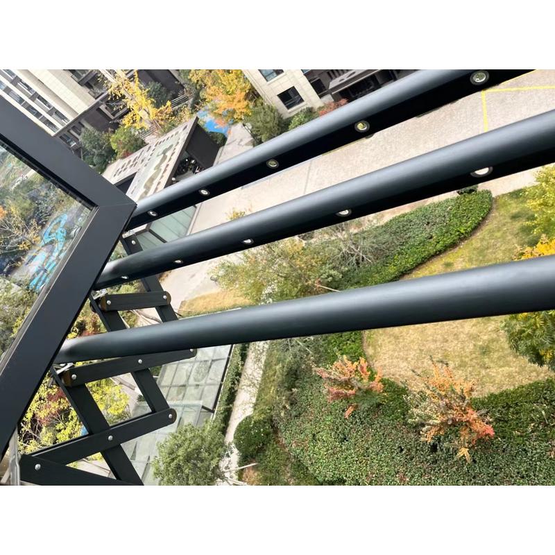幸福一家特大扇形户外推拉晾衣架阳台晒衣架外贸衣架外工程晒衣架