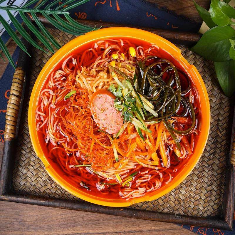 佳木斯三姐妹拌面冷面东北特产含配菜星星宇花口味朝鲜风味佳木斯