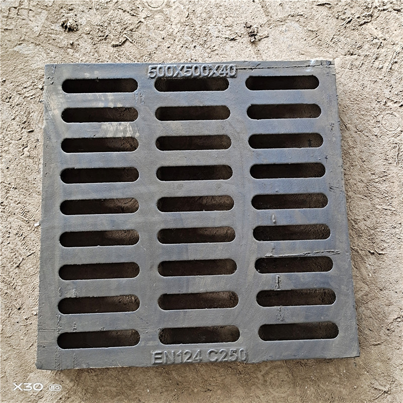 球墨铸铁雨水篦子铸铁排水沟盖板球墨铸铁井盖400*500*40