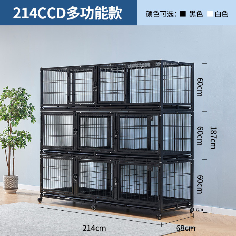 猫笼狗笼繁育繁殖笼宠物店寄养笼宠物医院住院笼钢化玻璃展示笼子