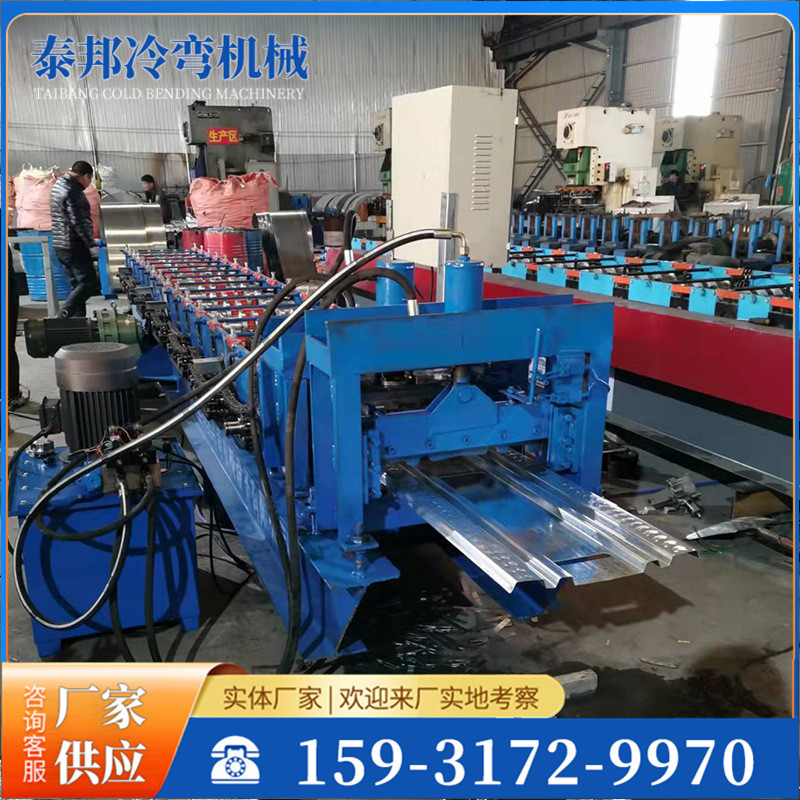 热销建筑器跳板配套设备夹缝板设备快速冲孔成型一体夹缝板机钢