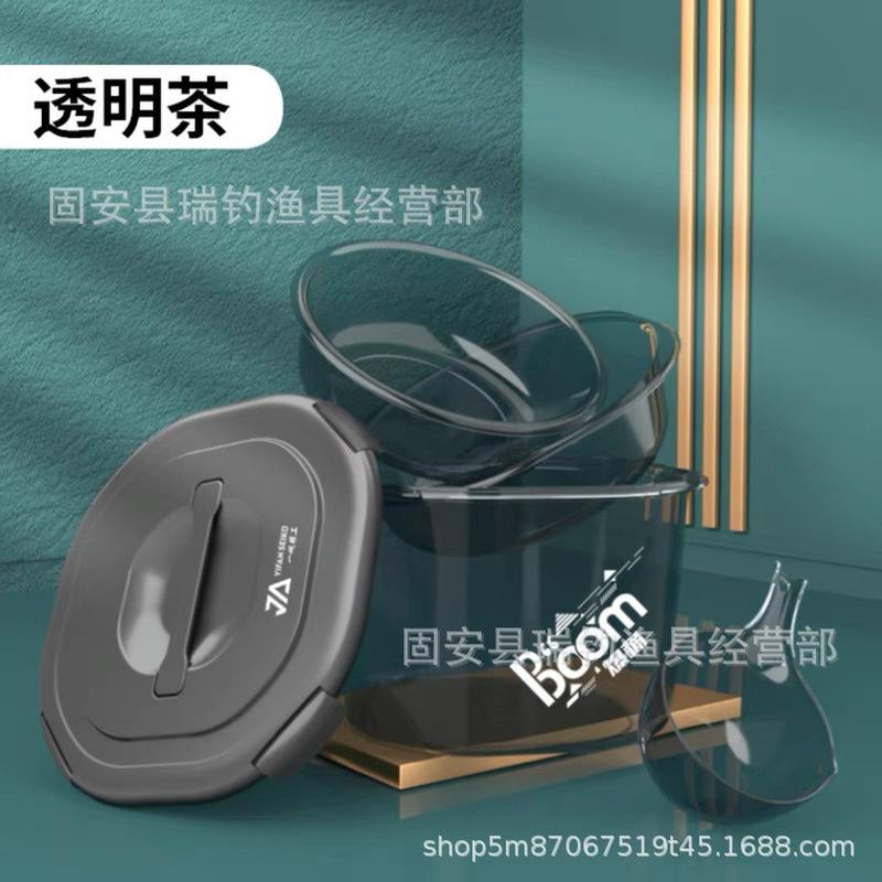 一帆精工水瓢饵桶四件套开盖背带开饵盆散炮盆黑坑不粘饵