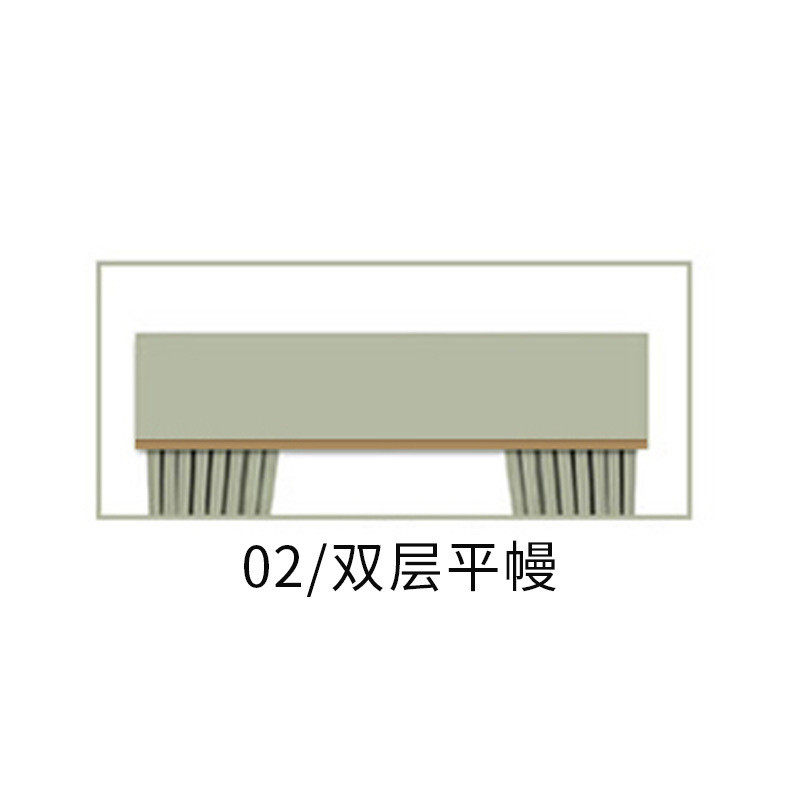 厂家定制成品要求窗帘幔头单层幔头双层幔头按窗帘帘头制作