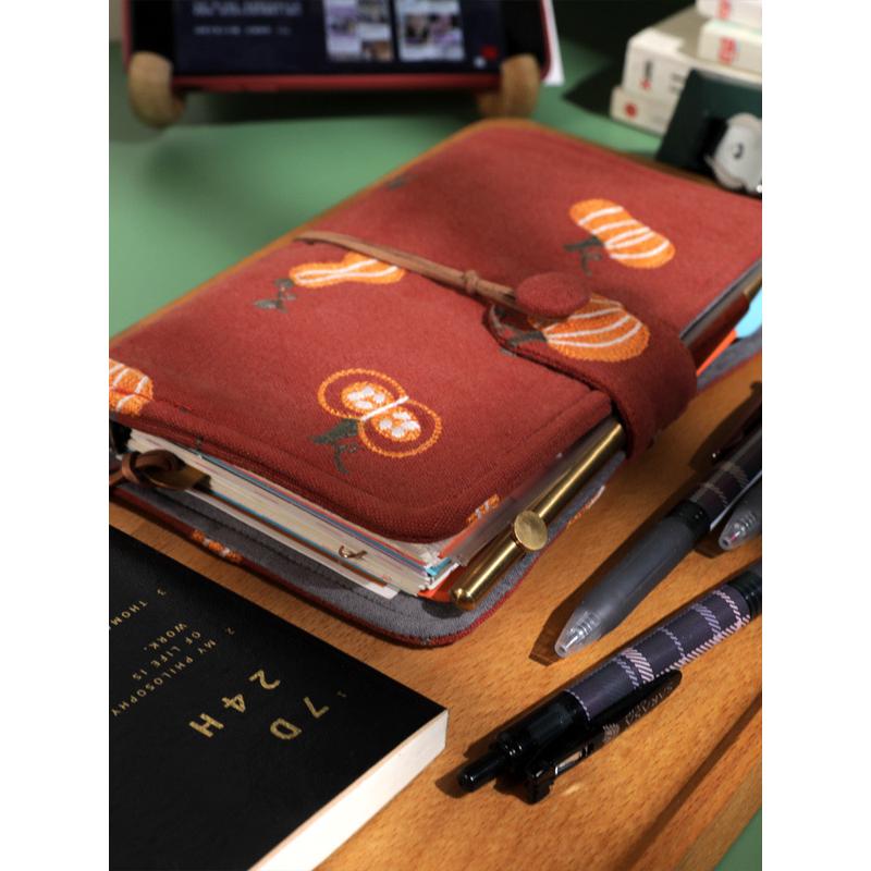 柒鹿手作丨活页手帐本本子可拆卸高颜女生手账本高级感值可爱记