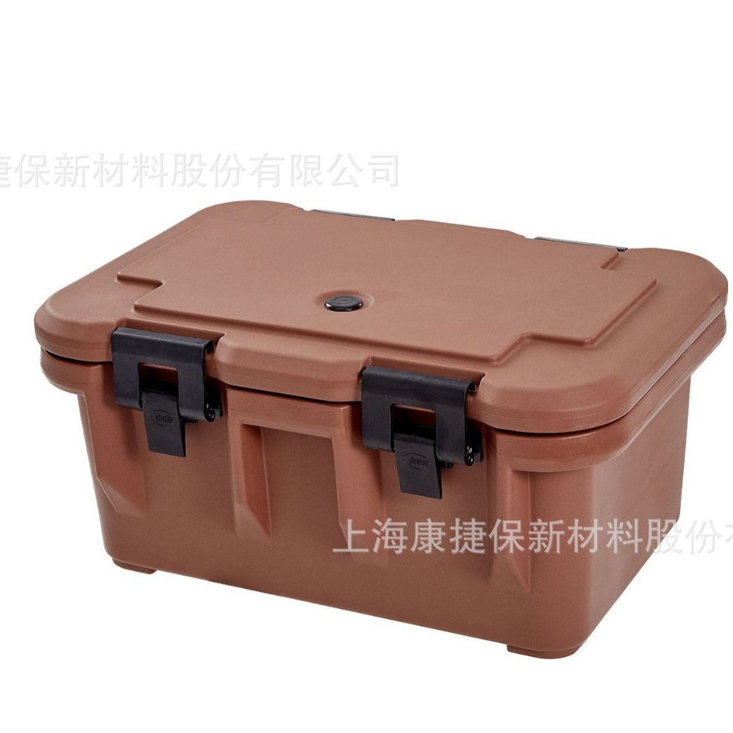 33l学生餐食堂送餐加工大型滚塑保温箱三分之一份盘箱分餐箱