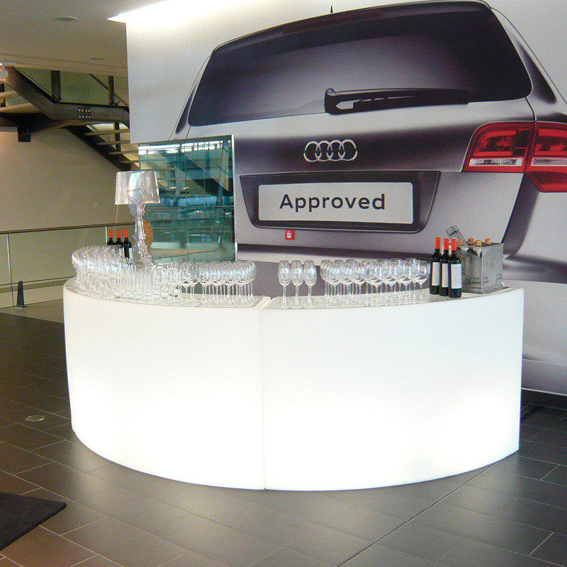 组合吧台桌酒吧商用简约现代鸡尾酒调酒台移动户外休闲发光吧台桌