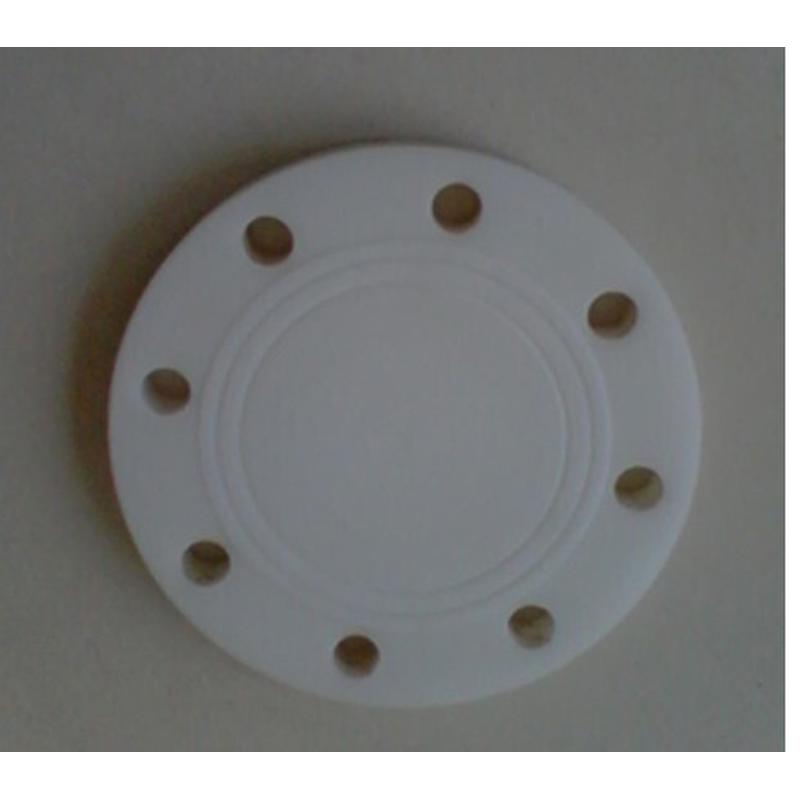 加工雕刻圆形板环形塑料圆板pp/pe大直径塑料圆饼白色加工打孔