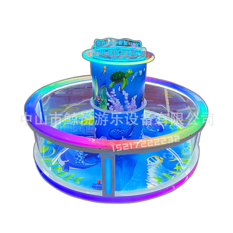 喂奶捞鱼池商用儿童游乐设备鱼缸萌宠池商场玻璃钓鱼池游乐场摆摊