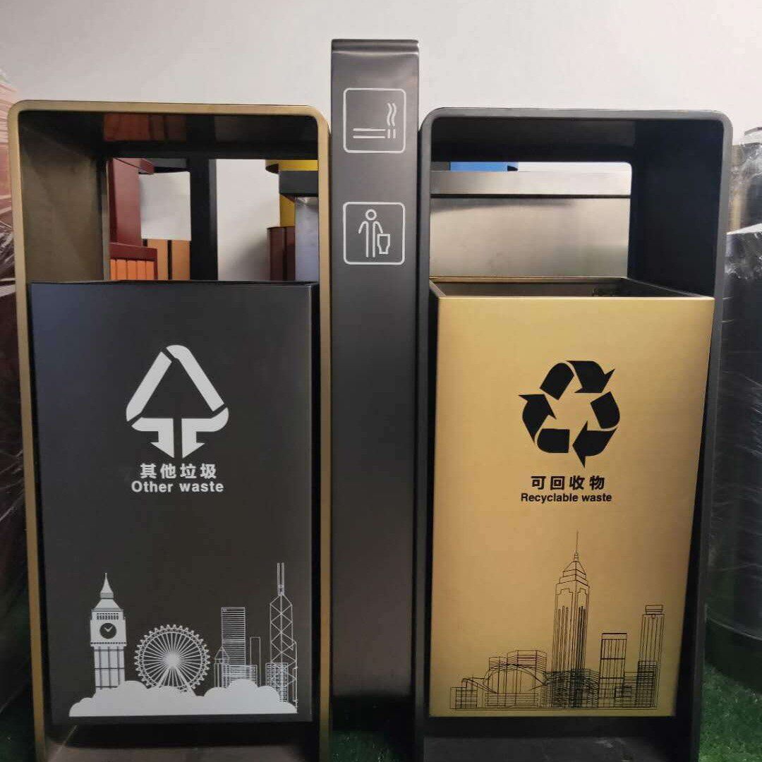 热销量大价优分类烤漆分类垃圾桶户外垃圾桶可做垃圾桶户外不锈钢