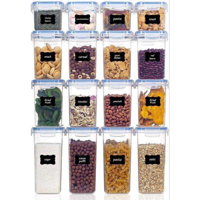 现货长方形食品密封罐件套pp料食品级保鲜盒多规格储物罐24塑料罐