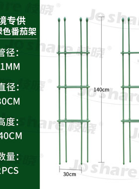 枝晓绿色番茄架花卉植物支架包塑钢管葡萄架月季花支架阳台
