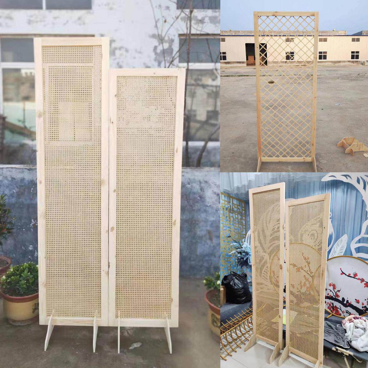 新款森系婚礼现场布置中式网格屏风婚庆用品订婚宴木制藤编道具,节庆用品/礼品,礼花/礼炮,淘宝优惠券,粉丝福利购,淘宝优惠卷