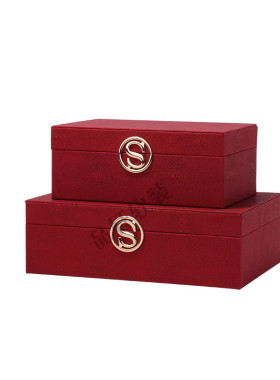 品样板房装饰摆件橱柜展示厂家直销收纳盒衣帽间整理箱首饰储物盒