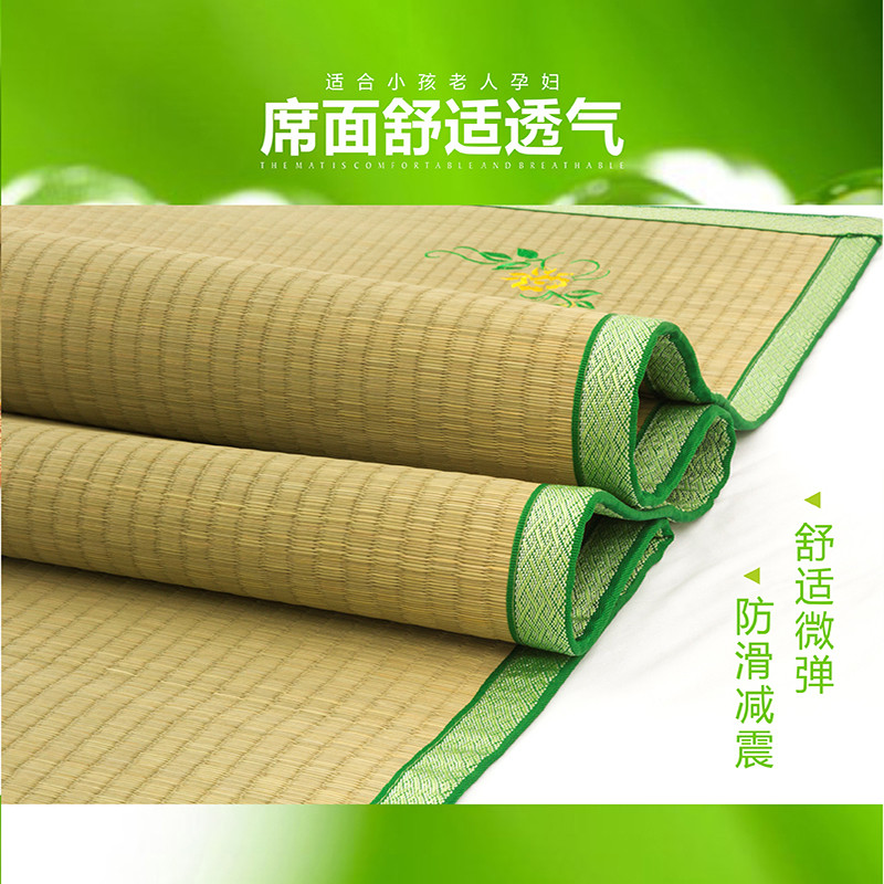 热销2tcu加厚草席芦苇席草编加密1.2米传统草席1.8双人床宿舍草席