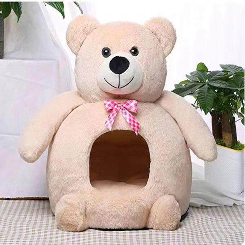 可爱熊宠物窝封闭式网红保暖猫窝可爱卡通冬季舒适窝四季通用,宠物/宠物食品及用品,猫笼子/猫别墅,淘宝优惠券,粉丝福利购,淘宝优惠卷