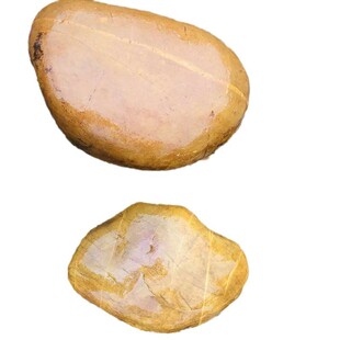 黄腊石批发河滩石园林景观绿地假山石装饰草坪石景观天然风景石