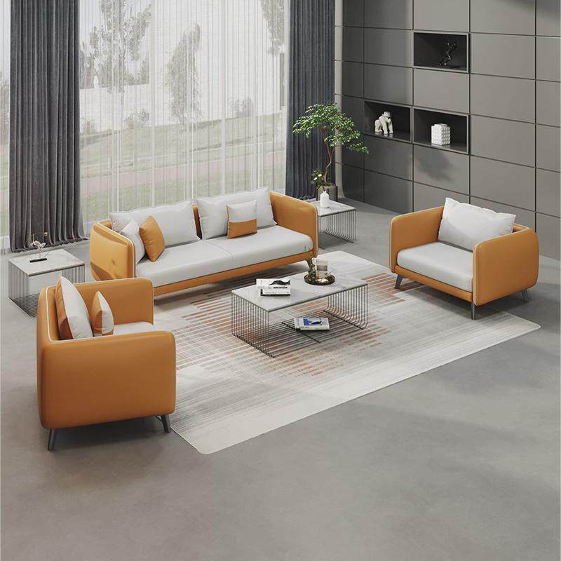 简约2/4/6人办公室沙发茶几组合皮艺仿皮家具接待室接待沙发现代,商业/办公家具,沙发,淘宝优惠券,粉丝福利购,淘宝优惠卷
