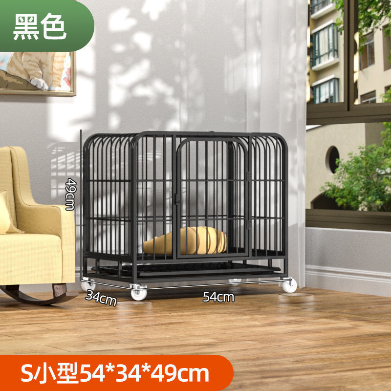 大型犬狗笼子室外冬泰迪专用室内比熊狗笼柴犬狗窝带厕所自动一体
