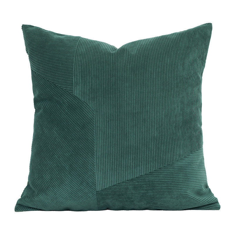 简约现代新中式青绿色不规则拼接方沙发抱枕套样板房售楼处枕靠包,居家布艺,靠垫/抱枕,淘宝优惠券,粉丝福利购,淘宝优惠卷