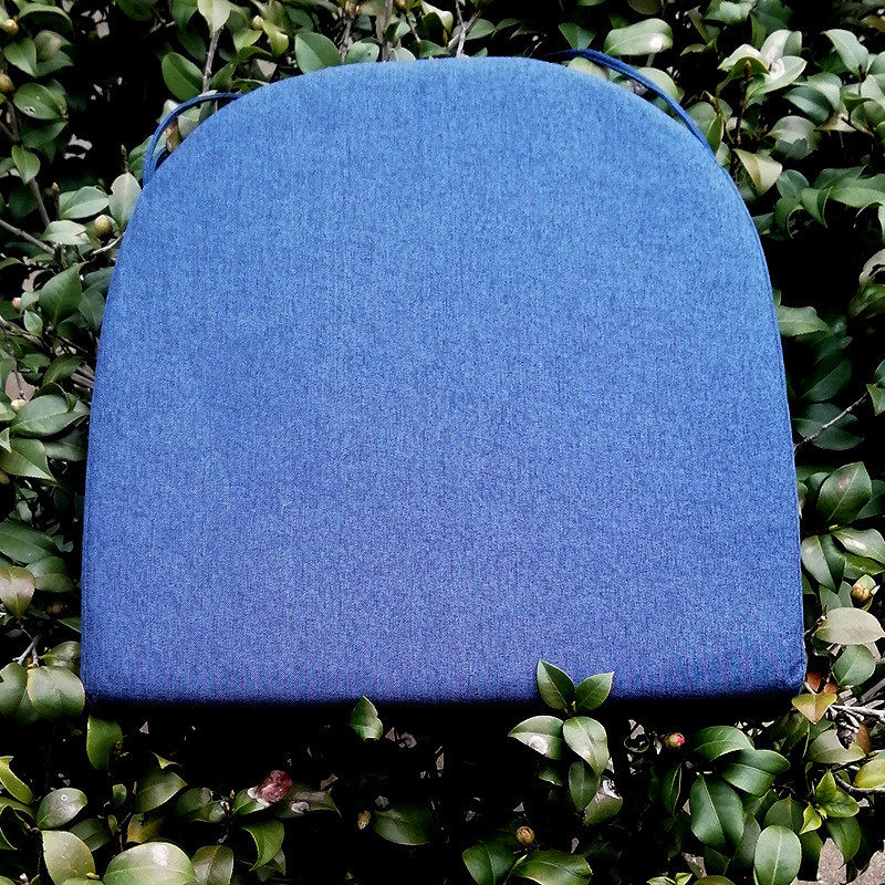 7wp3批发藤椅u形马蹄形坐垫竹藤椅u型椅垫半圆可拆洗座垫腾椅沙发