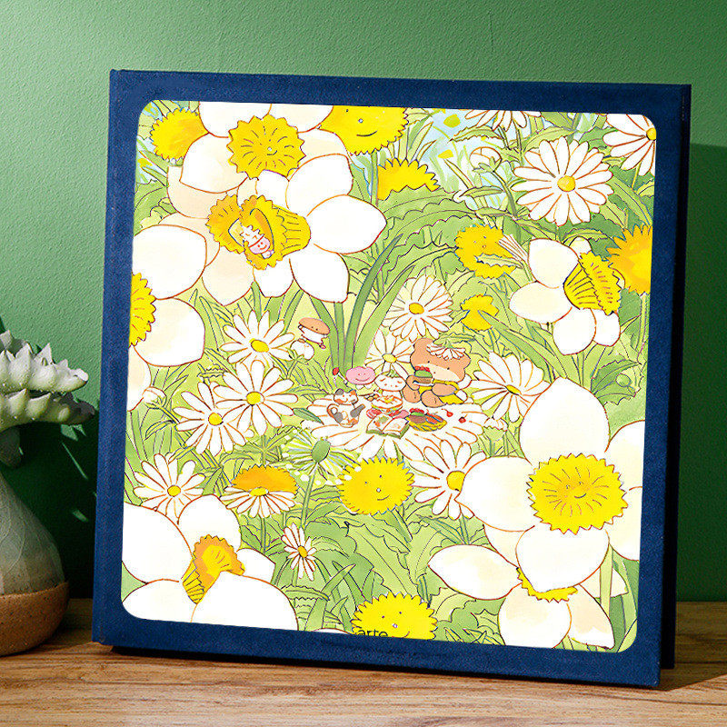 diy可写字插页式56寸相册家庭毕业影集手工本成长情侣恋爱纪念册