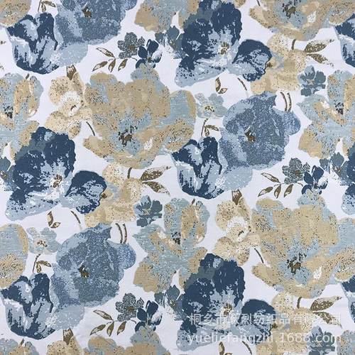 现代北欧风格全涤坐垫沙发布料沙发套沙发巾抱枕靠垫提花面料