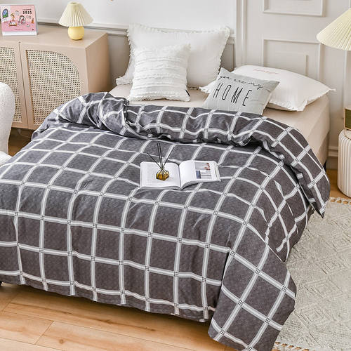 夹被单单件冬被罩双人1.8米学生宿舍单人1.5米棉被套加厚床上用品