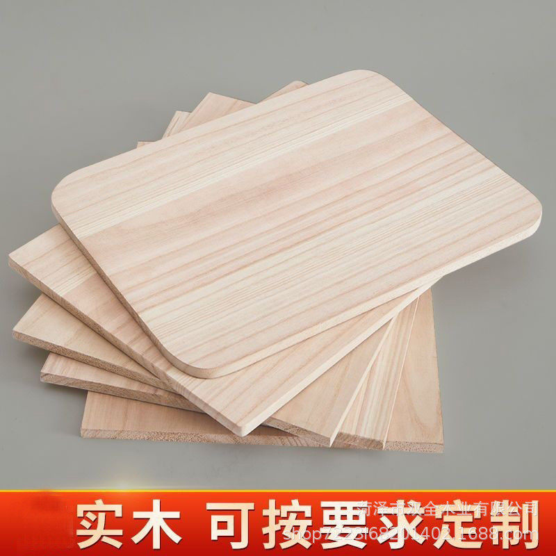 厂家批发桐木橱柜桐木直拼板多种规格尺寸实木大板家具板装修板材