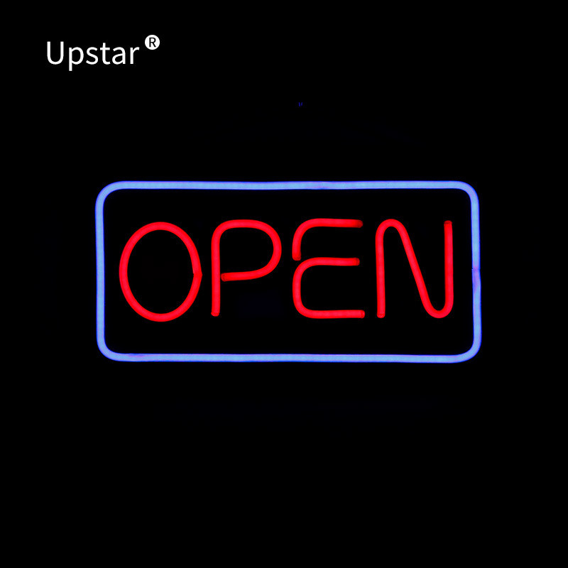 霓虹柔性霓虹灯带广告牌 发光字出口灯牌open灯箱霓虹灯50*25