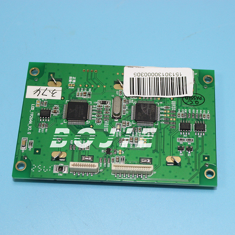 热销汉森板卡显示屏赛博丽状态写真机五代xp600/4720喷头印显示屏