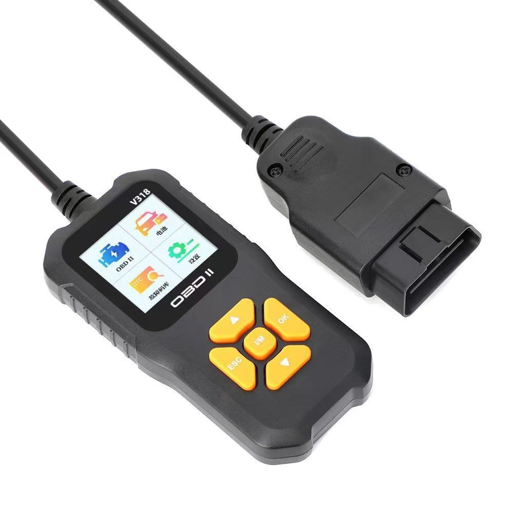 热销obd2v318scannercodereaderobd2汽车故障诊断仪彩屏多语言