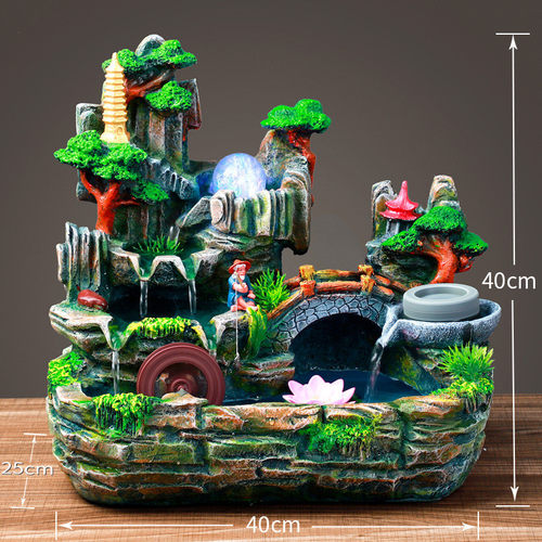 仿真小假山石装饰水族箱造景鱼缸摆件石树脂水草工艺品摆件