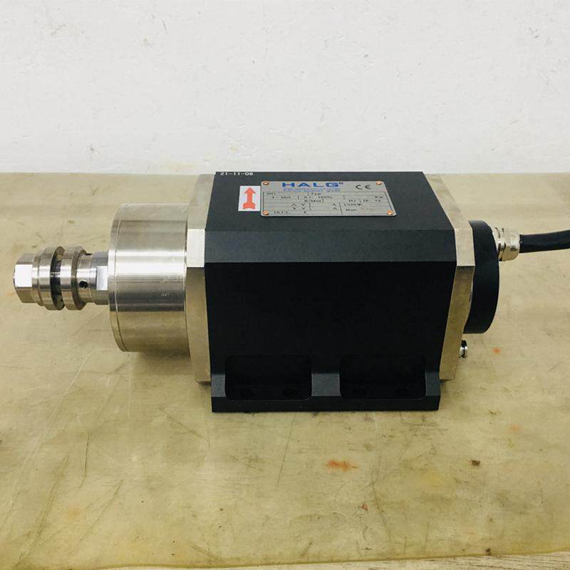 2.20kw磨刀机主轴夹砂轮电主轴 12000转水冷方形高速精密磨削