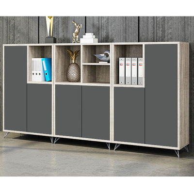 热销办公家具木质文件柜资料组合板式书柜档案柜办公室背景文件柜