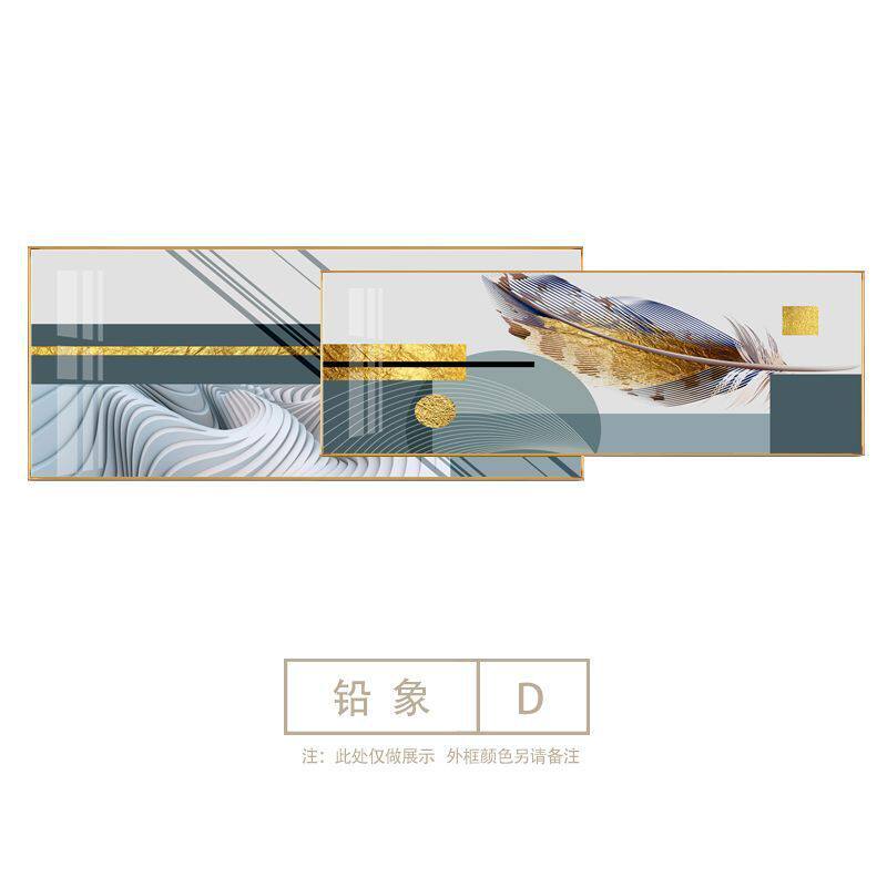 客厅装饰画现代简约新中式叠加背景墙壁画卧室床头沙发后面的挂画