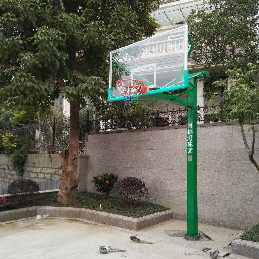 篮球架厂家学校青少年地埋式蓝球户外架休闲成人比赛可移动篮球框