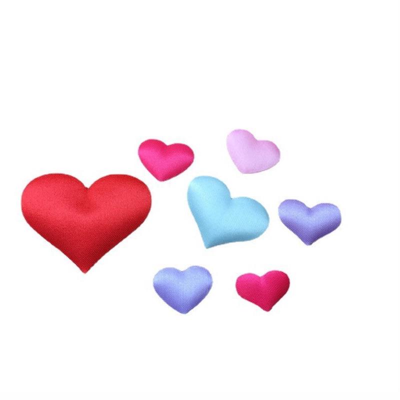 3.5cm纸屑立体桃心 婚礼手撒花抛洒爱心海绵心形花瓣婚庆用品