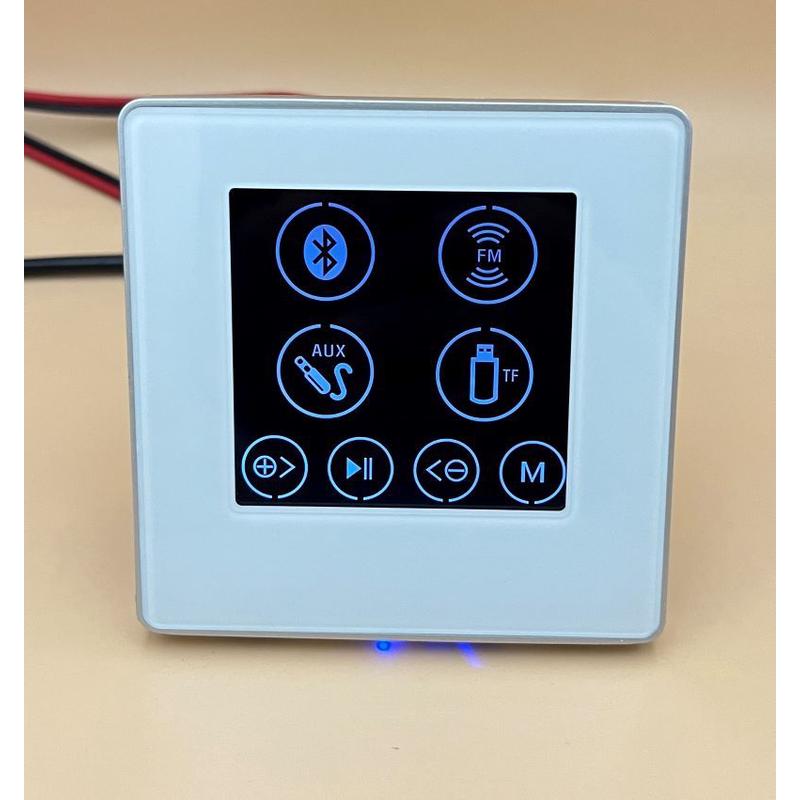 包邮嵌入式86型触摸屏智能家居背景音乐主机控制器功放播放器套装