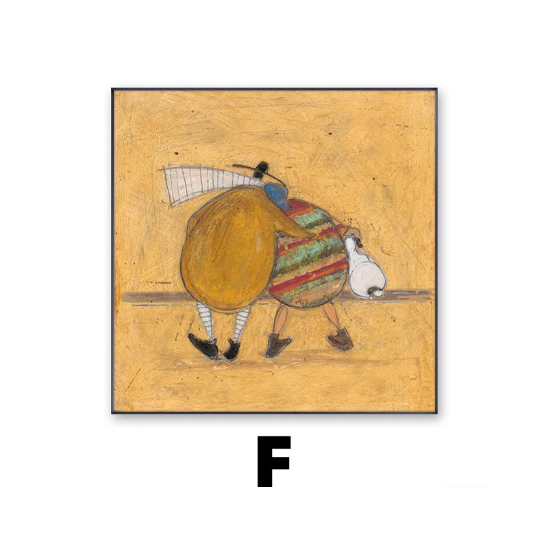 北欧小清新客厅玄关装饰画复古风书房餐厅壁画卧室床头儿童房挂画图片
