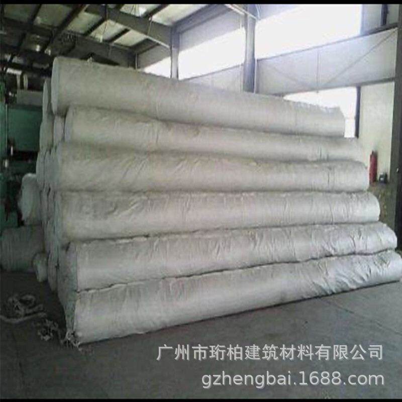 广州供应道路白色养护土工布路基护坡渗水土工布200g