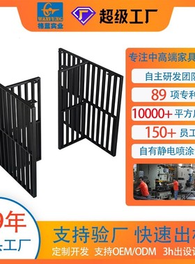 烤漆铁艺桌架办公桌会议桌餐桌支架实木大板桌脚架吧台桌金属架子