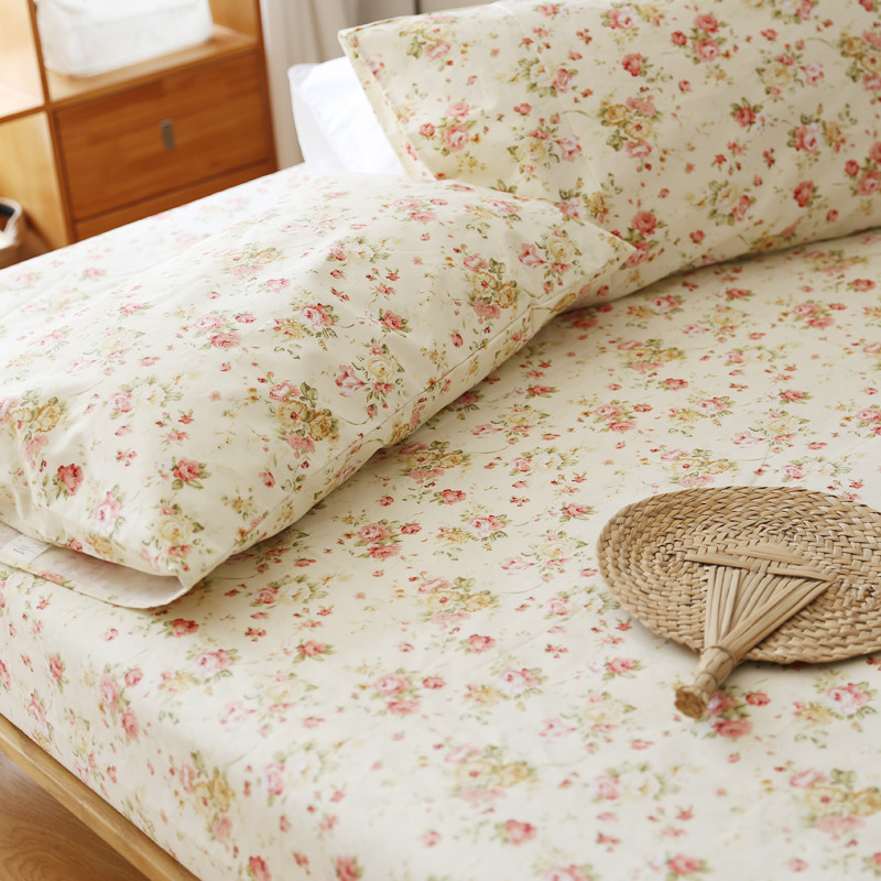 tuf4老粗布床单单件凉席单双人粗布田园宿舍床1.5/1.8m2